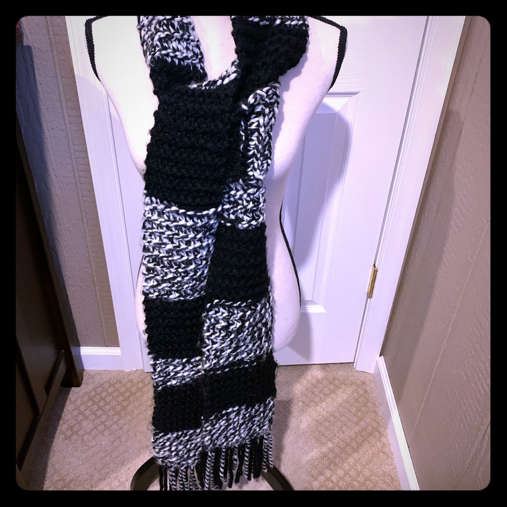 Handmade crochet scarf